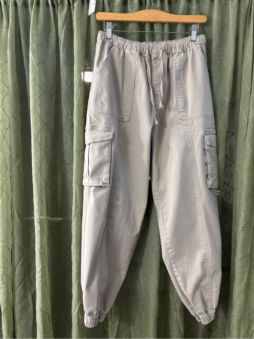 Refuge Cargo Jogger Pants with Elastic tie Waist